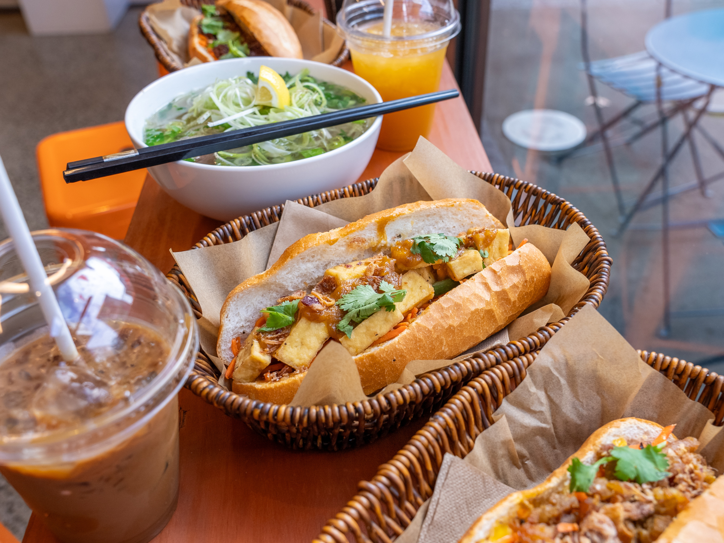 Tofu banh mi hero shot